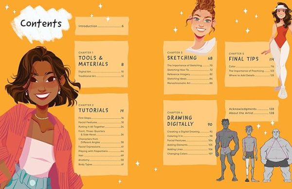 Dynamic Character Design: Draw faces and figures with pencil, markers, digital tools, and more - Image 3